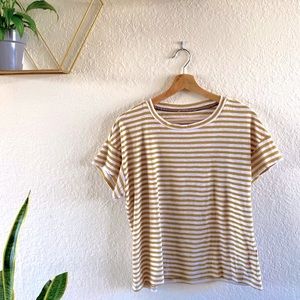 Yellow striped tee